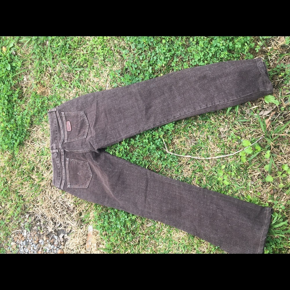 Light washed brown Wrangler jeans